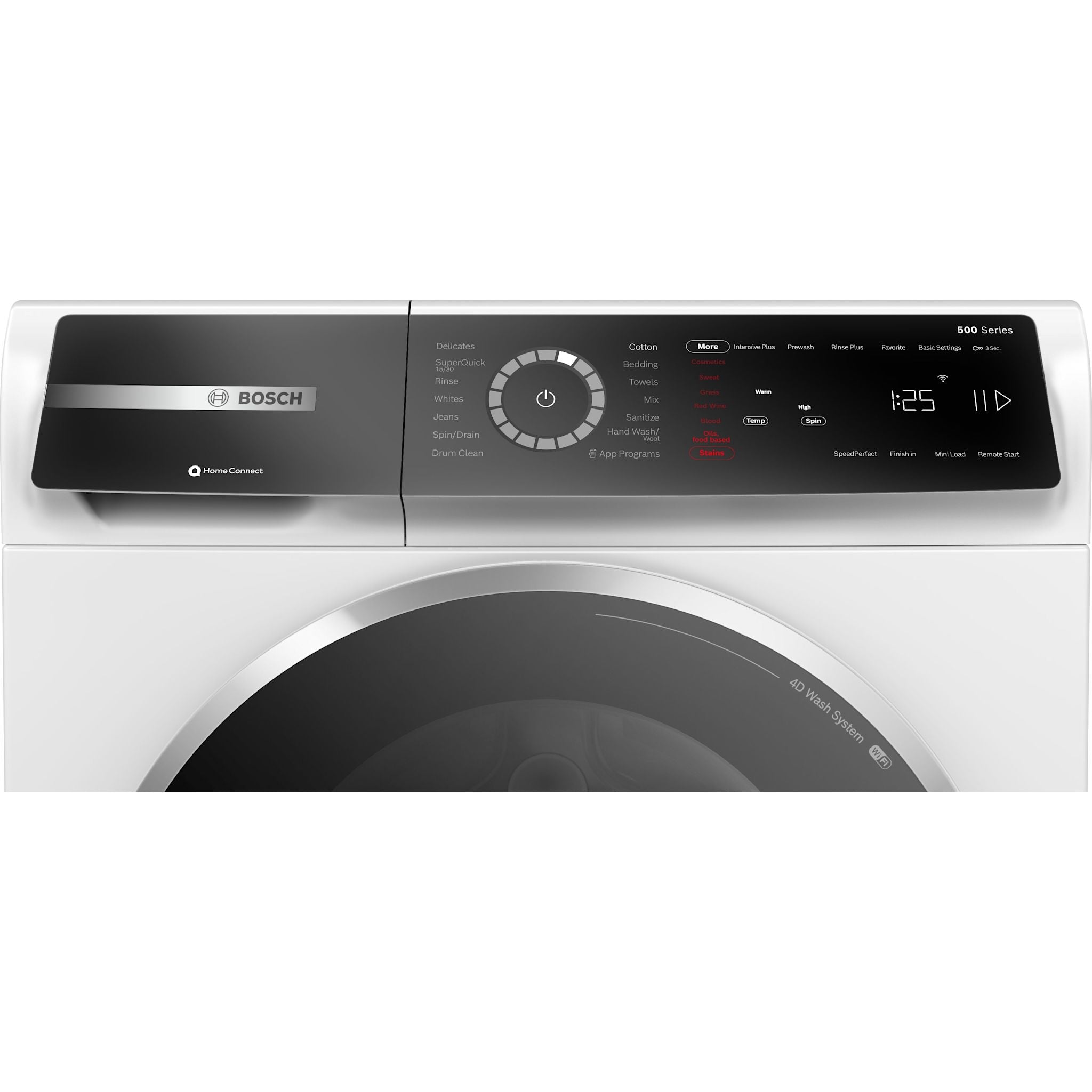 Bosch WGB24600UC 24 Inch White Front Load Washing Machine - Energy Efficient Laundry Solution for Apartments & Small Homes
