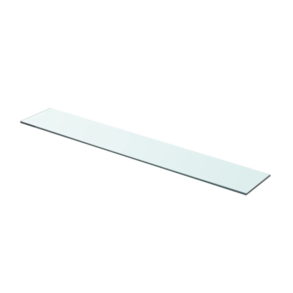 Clear Glass Floating Shelf - 31.5