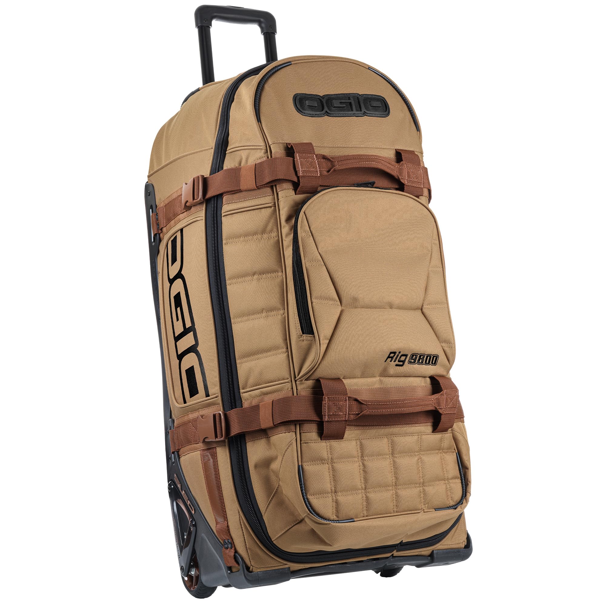 Ogio RIG 9800 Wheeled Gear Bag in Coyote Brown - Durable Rolling Duffel for Travel, Sports & Military Use - Perfect for Gym, Camping & Airplane Luggage