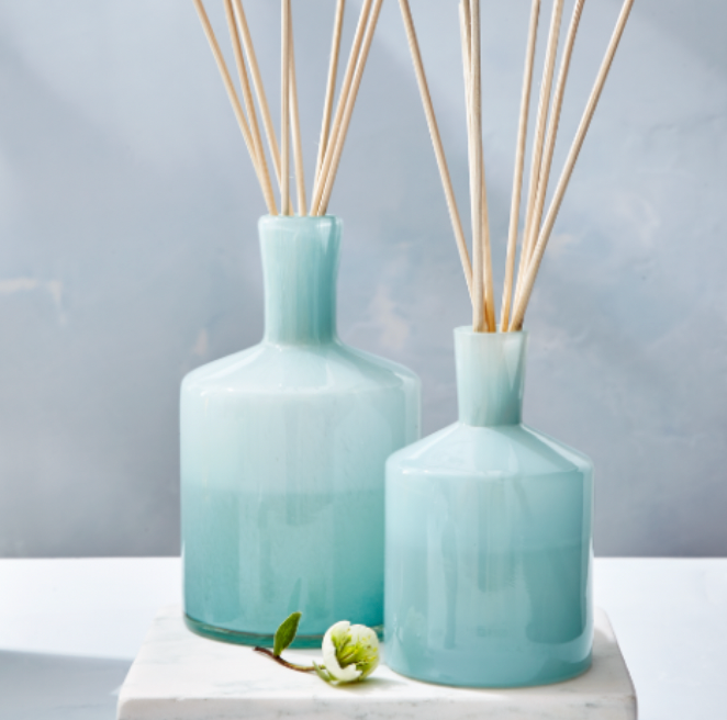 LAFCO Reed Diffuser Marine Scent - Premium Home Fragrance Oil Diffuser for Relaxation & Aromatherapy - Perfect for Living Room, Bedroom, Bathroom & Office Decor