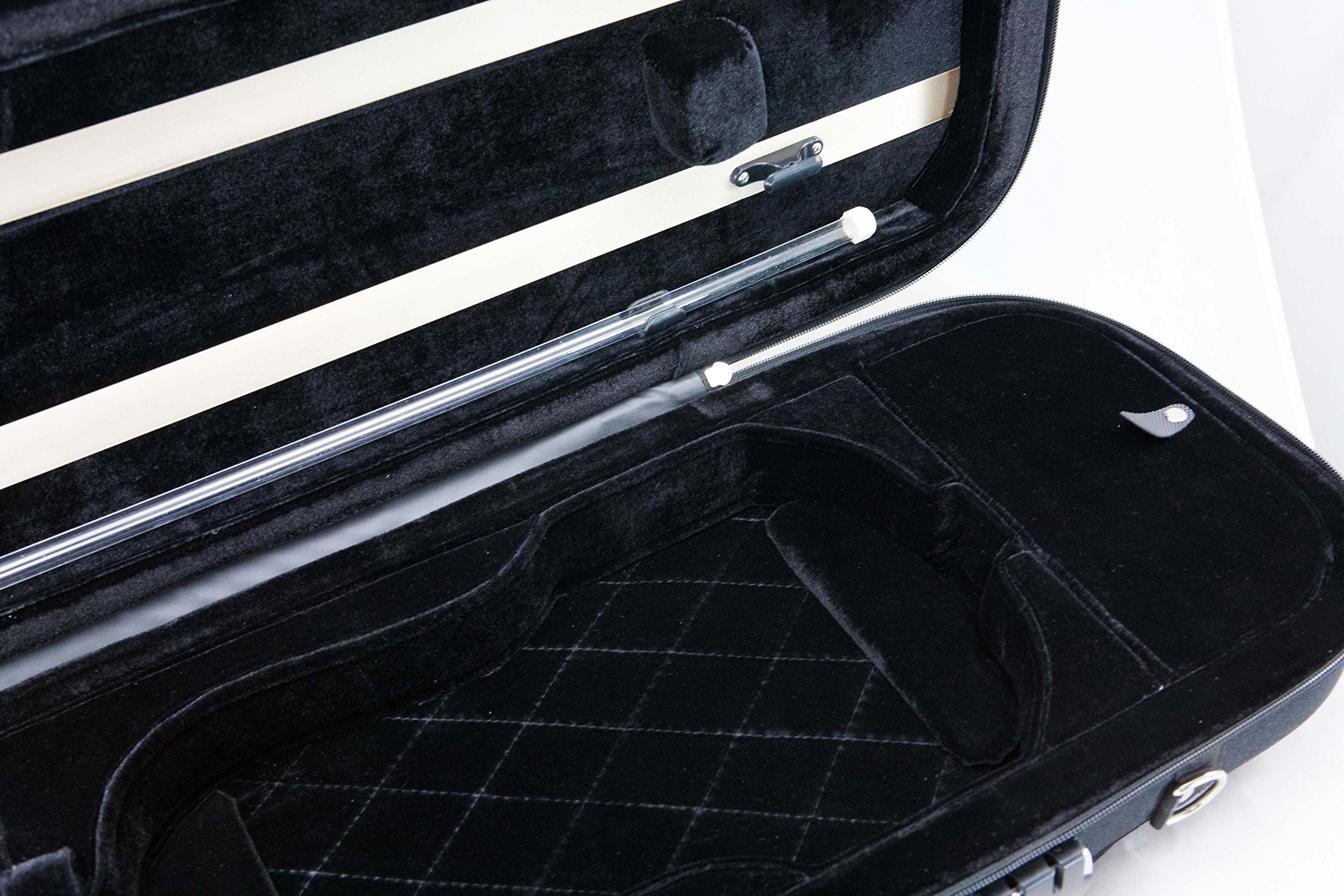 Premium Sky VNCOF01 Violin Case with Shoulder Strap - Durable Hard Shell Protection for 4/4 Violins - Perfect for Music Students, Performances & Travel