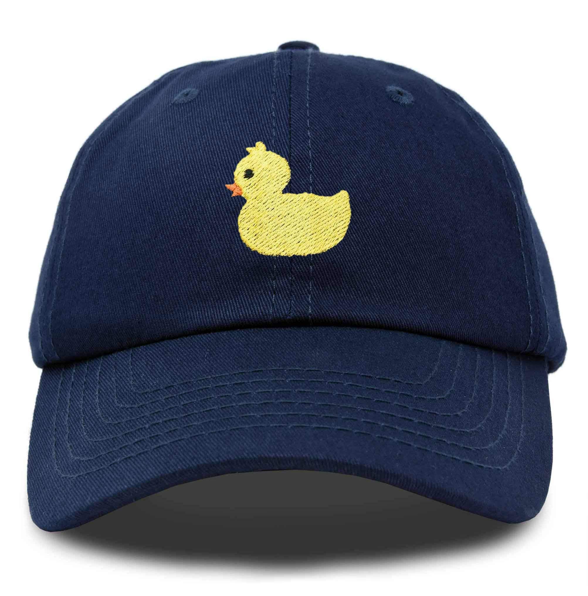 DALIX Cute Duck Soft Baseball Cap Dad Hat - Adjustable Unisex Sun Hat for Men & Women - Perfect for Outdoor Activities, Beach, Fishing, and Casual Wear