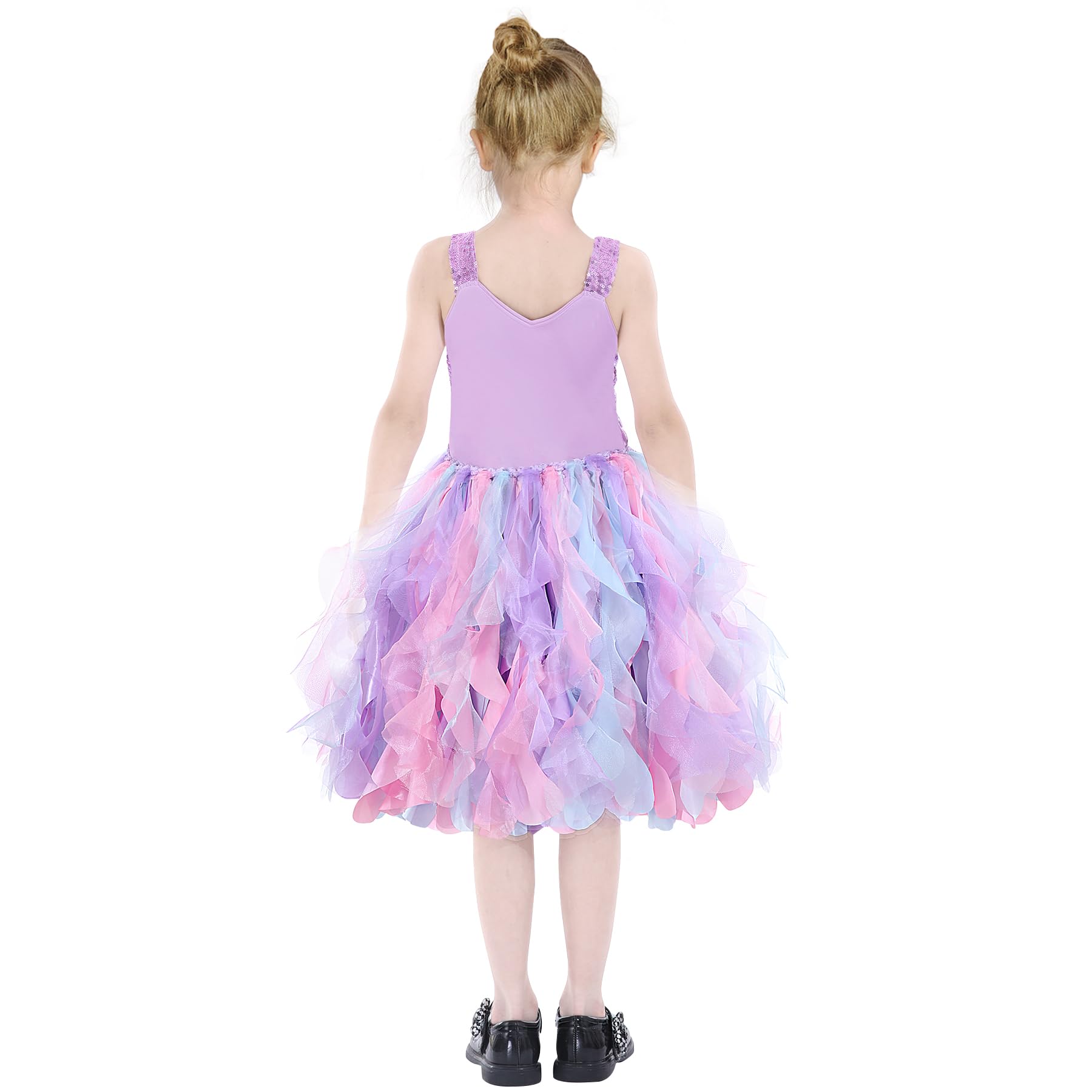 Sparkly Sequin Tutu Dress for Girls - Elegant Tulle Princess Prom Dress for Birthday Party & Formal Occasions | Toddler Girl's Special Outfit for Dances, Pageants & Celebrations