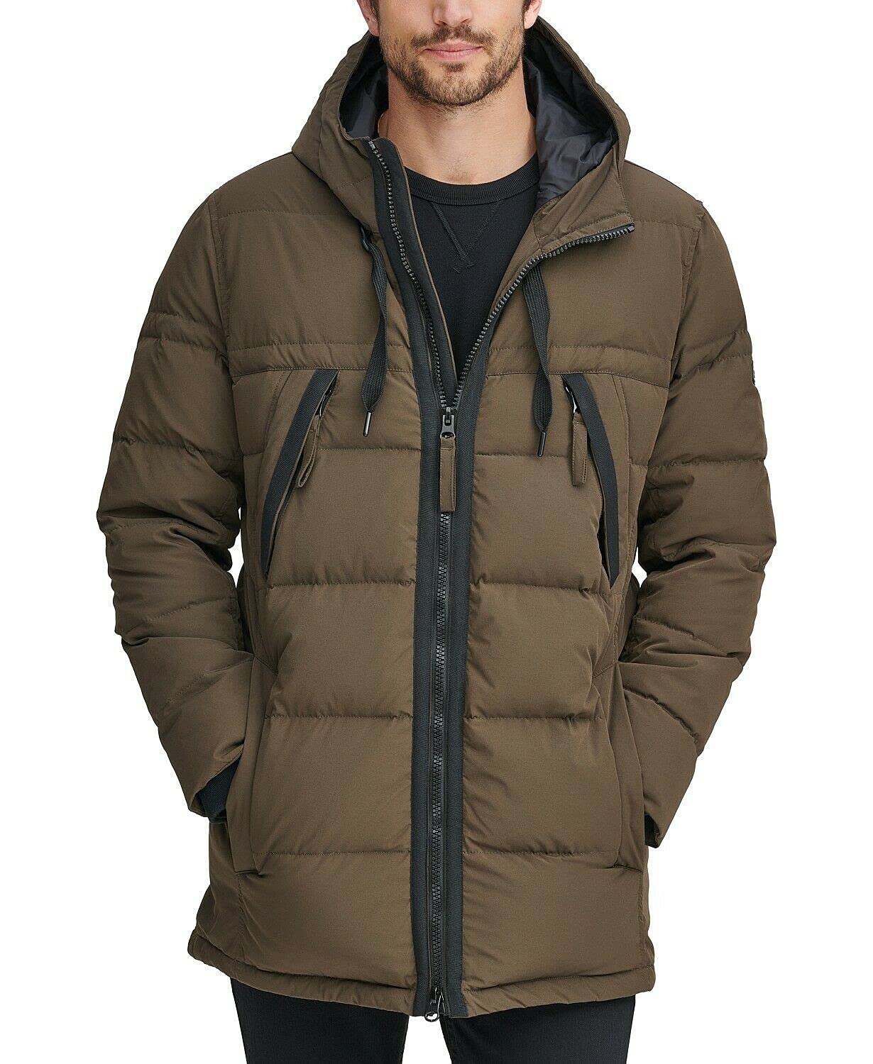 Andrew Marc Men's Hooded Sweatshirt - Lightweight Fleece Pullover for Casual Wear, Gym & Outdoor Activities