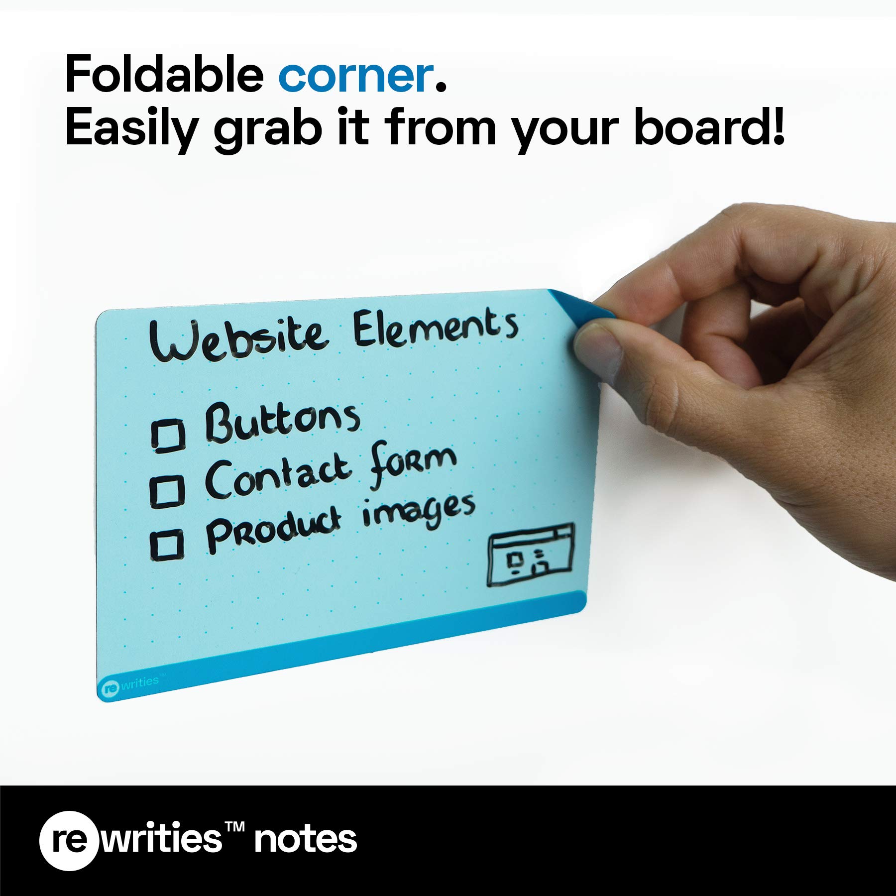 24 Dry Erase Magnetic Cards 4x6 Inches - Reusable Whiteboard Notes for Tasks, Planning & Organization - Perfect for Office, Classroom & Home Use (Yellow)