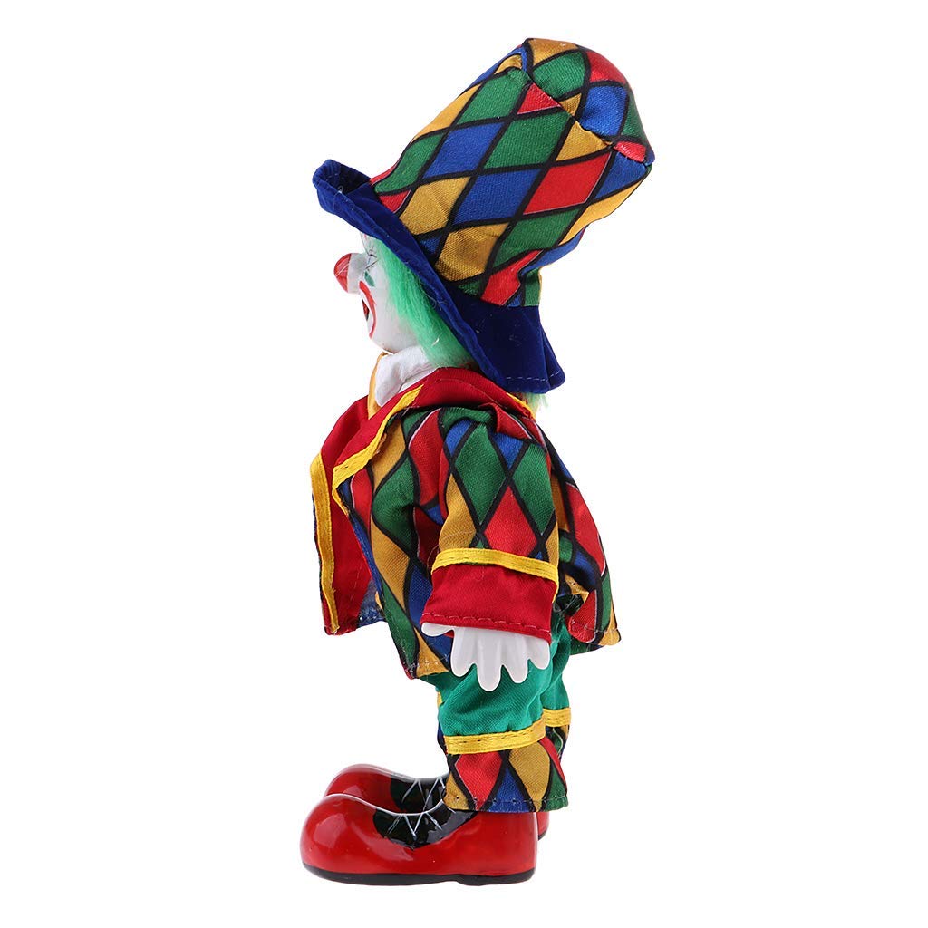 Scary Clown Doll - Halloween Decorations for Home, Table & Desk - Perfect for Party, Haunted House & Horror Theme Events