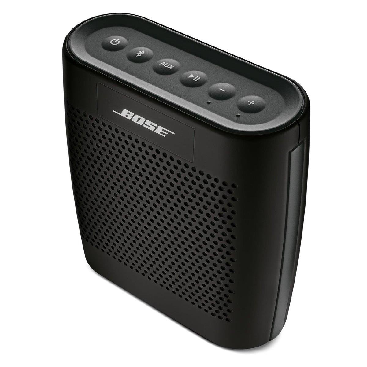 Bose SoundLink Color Bluetooth Speaker - Portable Wireless Speaker with Rich Bass, 8 Hours Playtime, Water Resistant - Perfect for Outdoor, Travel, Beach & Home Use (Black)