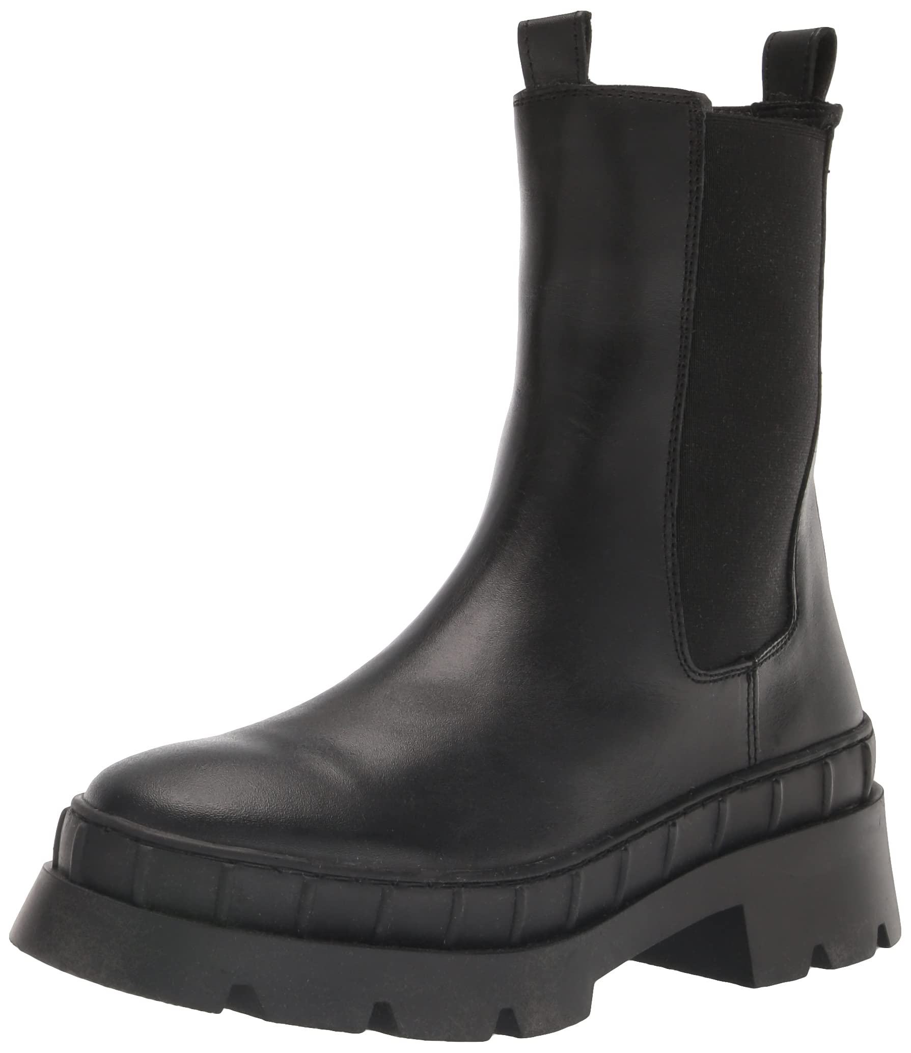 Steve Madden Women's Barclay Fashion Boots - Chunky Heel Ankle Booties for Women, Comfortable Slip-On Winter Shoes with Side Zipper, Perfect for Office, Party & Casual Outfits