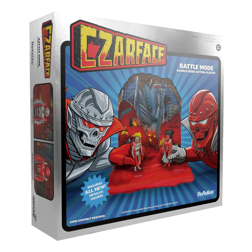 Czarface ReAction Figures Double Sided Playset by Super7 - Collectible Action Figures for Comic Book Fans & Home Display