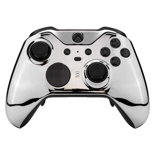 Modded Zone Custom Xbox ONE Elite Series 2 Controller with 3.5mm Jack - Premium Gaming Controller for FPS, Battle Royale & Competitive Shooters (Multiple Designs) - Perfect for Esports, Streaming & Pro Gamers (Chrome Silver)