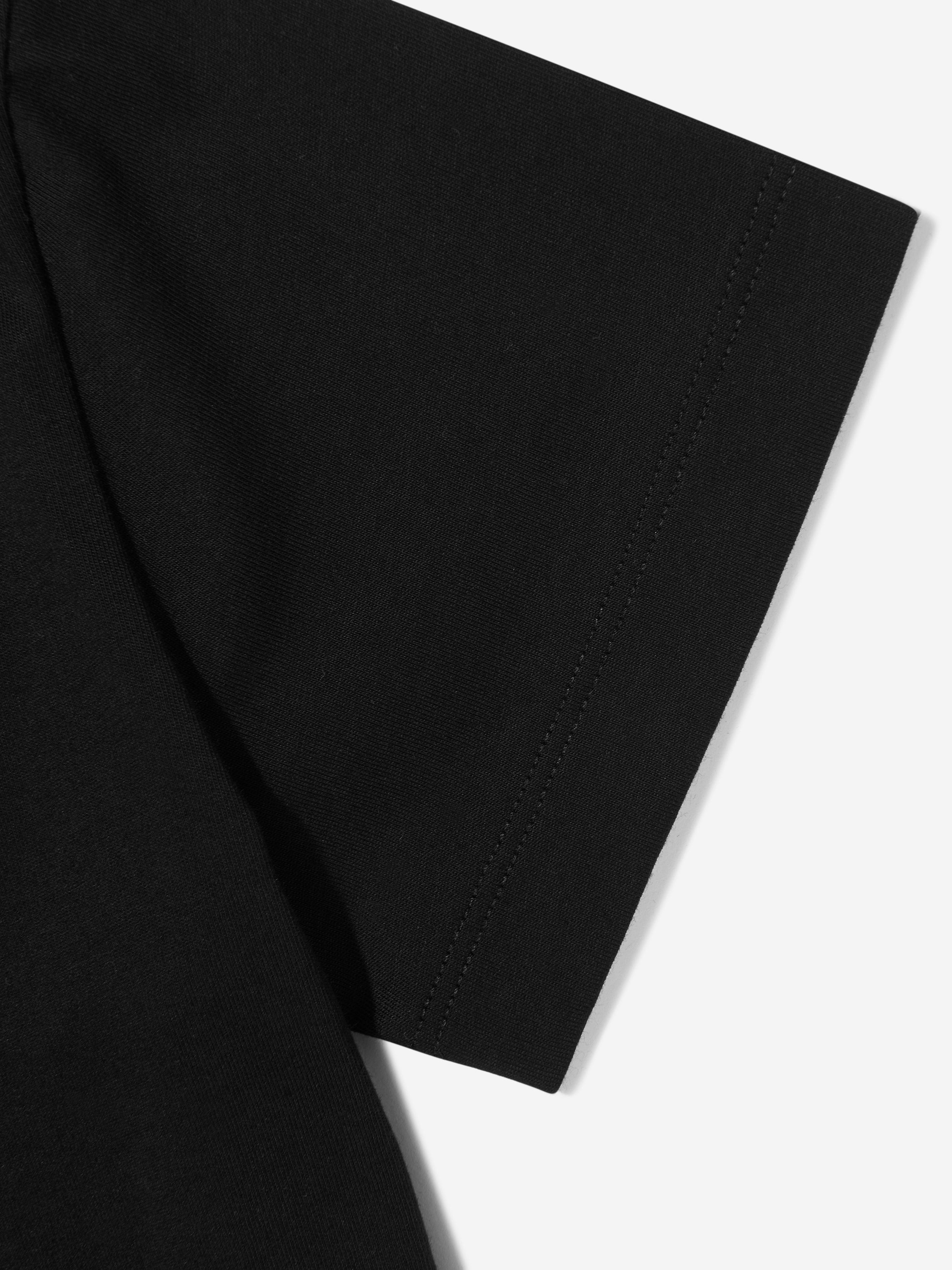 Balmain Girls Black Diamante Logo T-Shirt - Stylish & Elegant Casual Wear for Kids, Perfect for Parties, School & Everyday Outfits