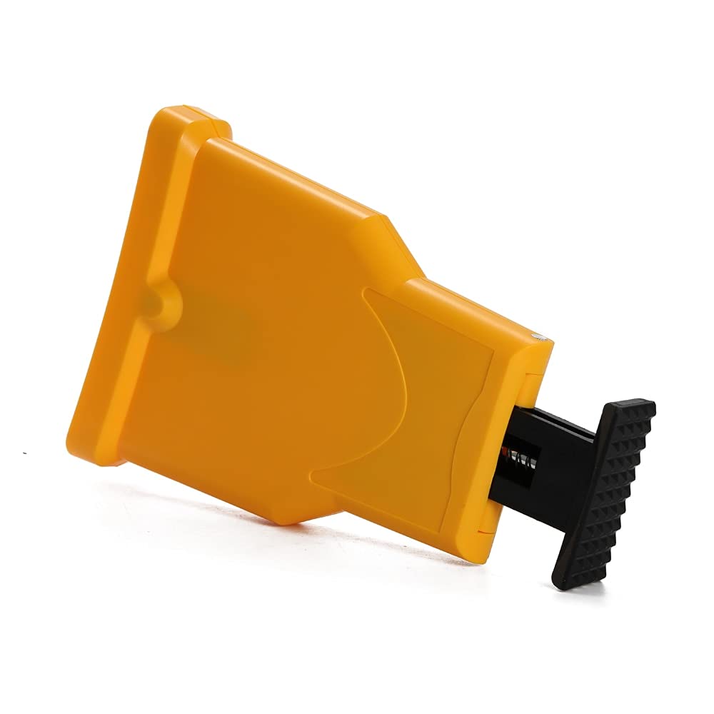 Professional Saw Chain Sharpening Tool - Fast & Precise Woodworking Chain Sharpener with Stone Frame Grinding (Yellow) - Perfect for Chainsaw Maintenance, DIY Woodworking & Forestry Work