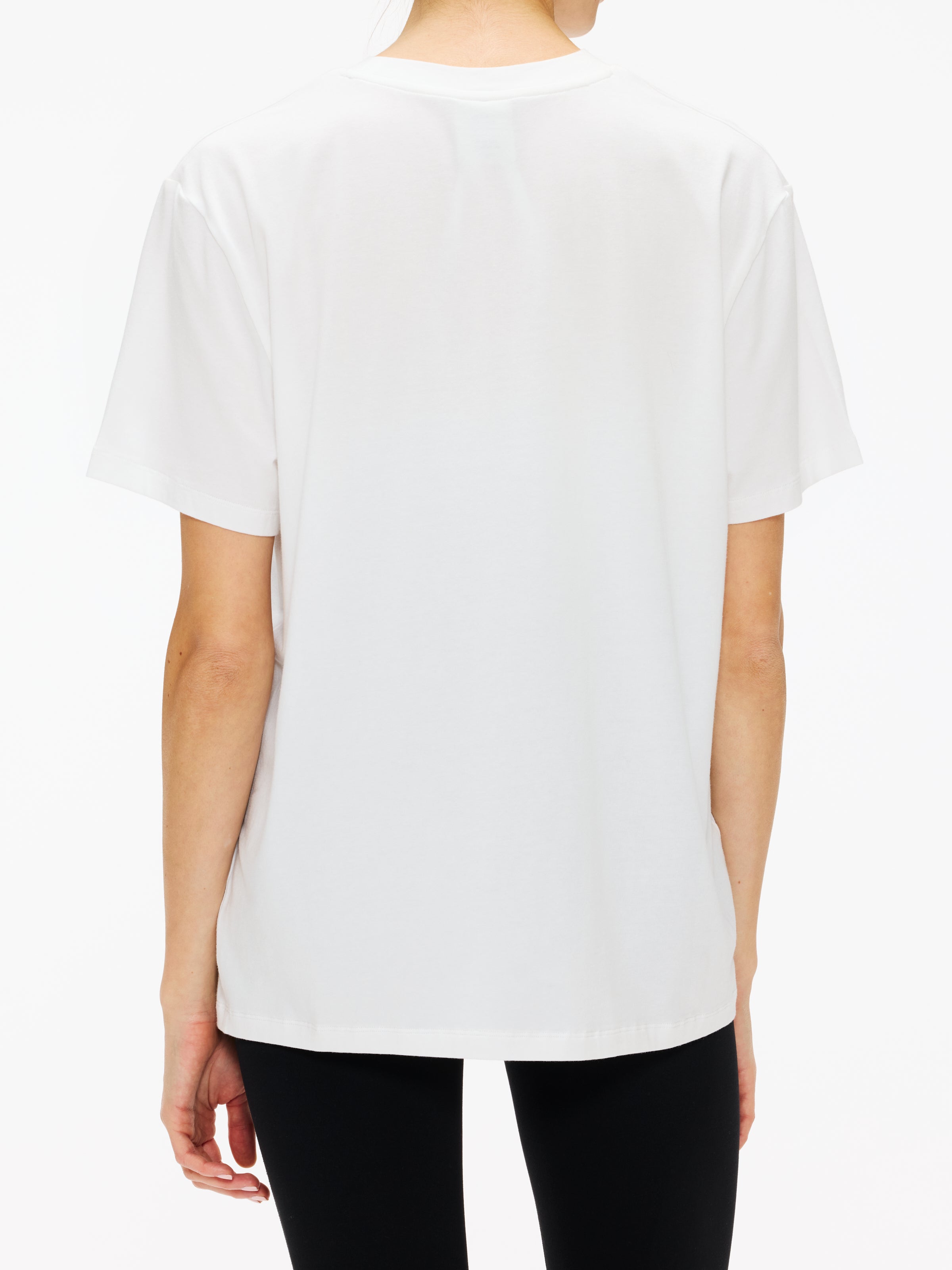Varley Leighton Boyfriend Tee - Women's Oversized Cotton T-Shirt for Casual Wear, Lounge & Everyday Outfits | Soft Comfortable Relaxed Fit Top