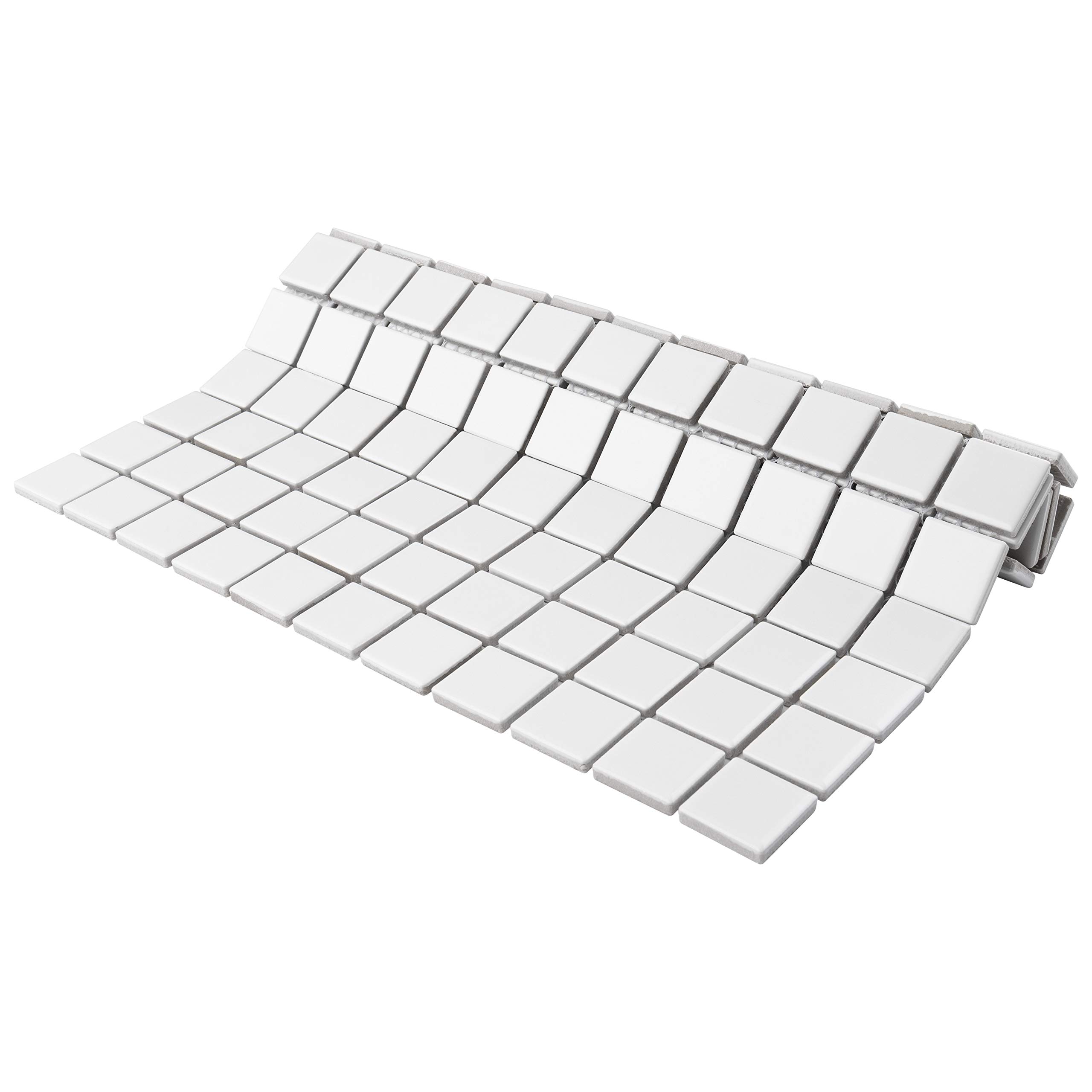 SomerTile Metro Square Matte White 11.75