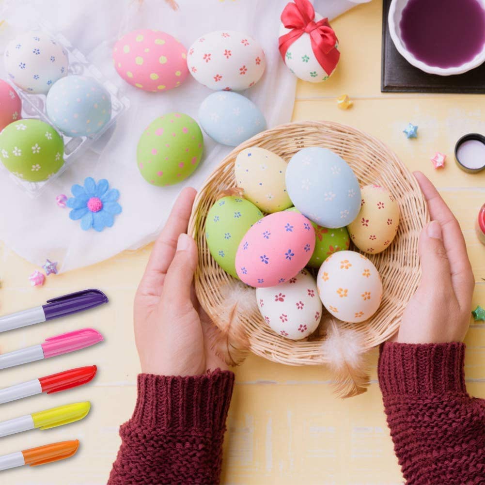 ACTENLY 26-Piece White Foam Egg Set - 5 Sizes Polystyrene Balls for Easter Crafts, DIY Decorations, Painting Projects - Perfect for Easter Displays, Home Decor & Party Supplies