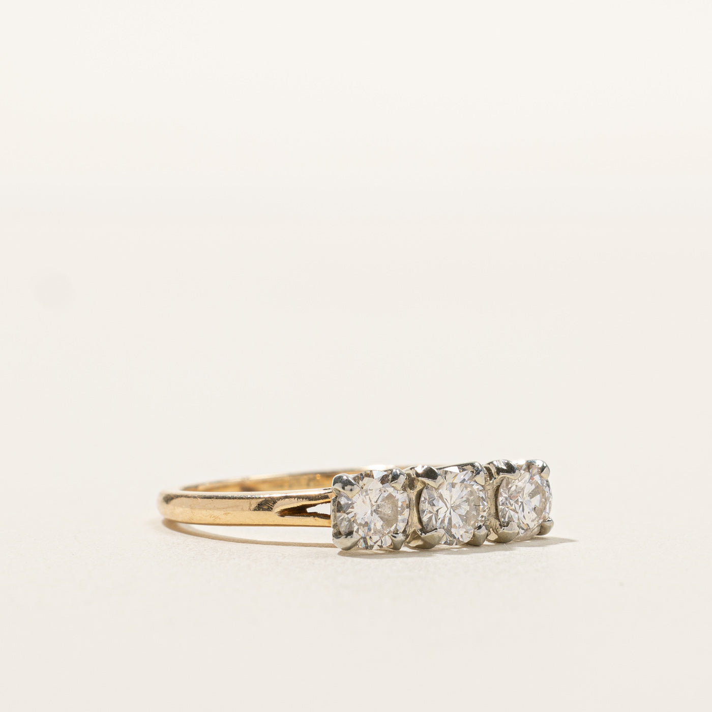 1.11ctw Three Stone Diamond Ring - Size 7.75 | Elegant Engagement & Wedding Jewelry for Women | Perfect for Proposals, Anniversaries & Special Occasions