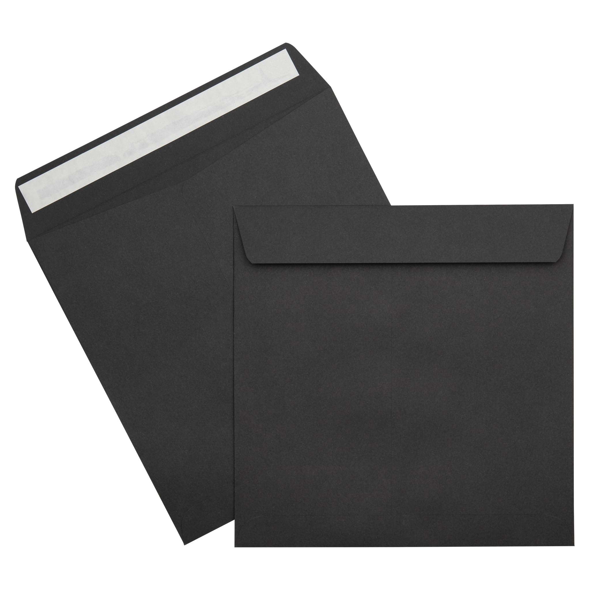 Premium LUXPaper Square Invitation Envelopes 8x8 Inches - Self-Seal Peel & Press Closure - 80lb Text Weight - Midnight Black (Pack of 1,000) - Perfect for Wedding Invitations, Greeting Cards, Business Correspondence and Special Events