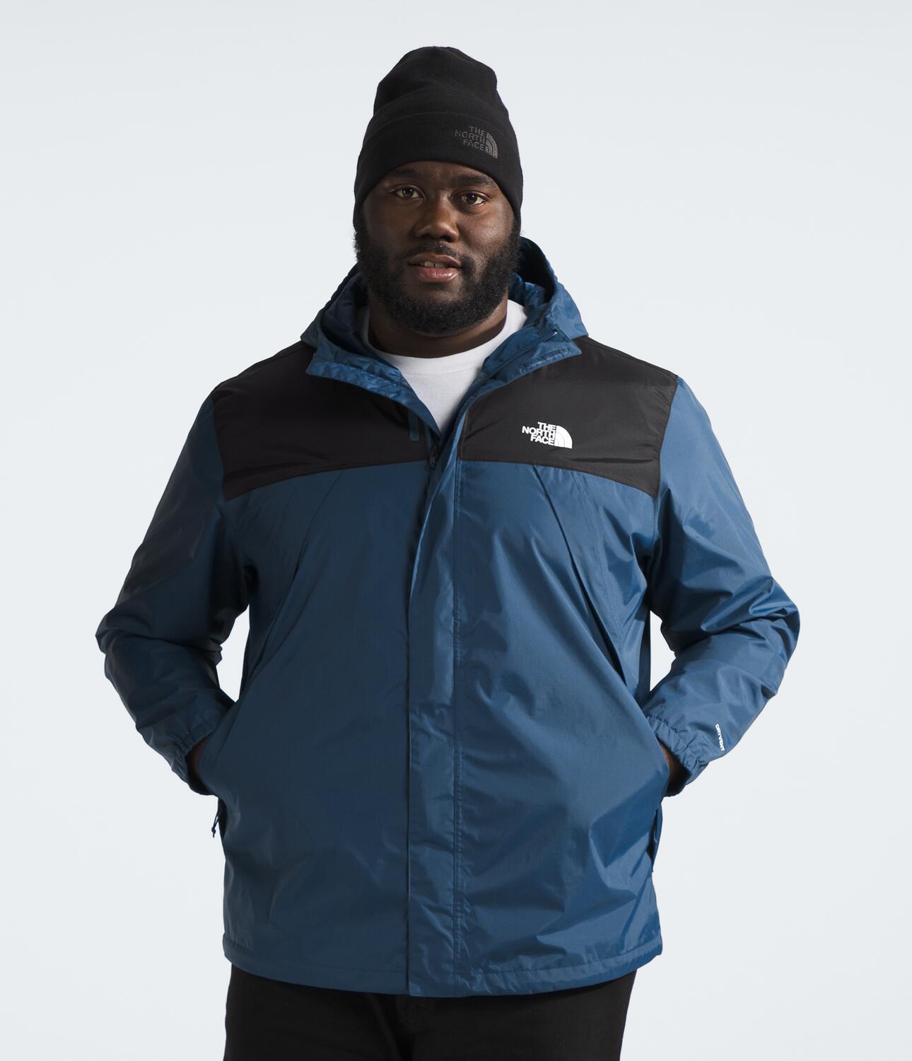 Big Antora Men's Jacket - Waterproof Windbreaker for Outdoor Hiking & Camping | Lightweight Winter Coat with Hood (Model: NF0A84K1)