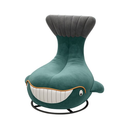 Whale Shaped Kids Sofa - Soft & Playful Children's Furniture for Playroom, Nursery or Bedroom | Cozy Seating for Reading Nook, Playtime & Relaxation