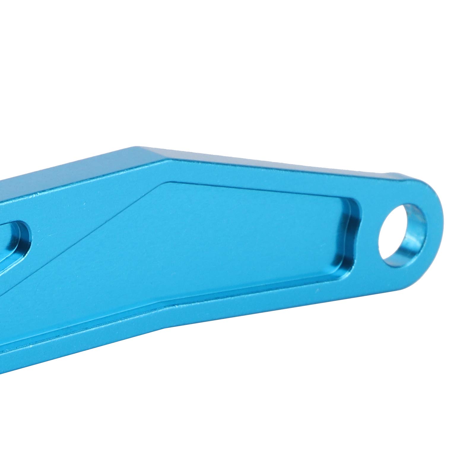 Qinlorgo Aluminum Alloy Battery Press Board - Durable Outdoor Battery Clamp for Camping, Hiking & Electronics (Blue) | Perfect for Power Banks, Flashlights & Portable Devices