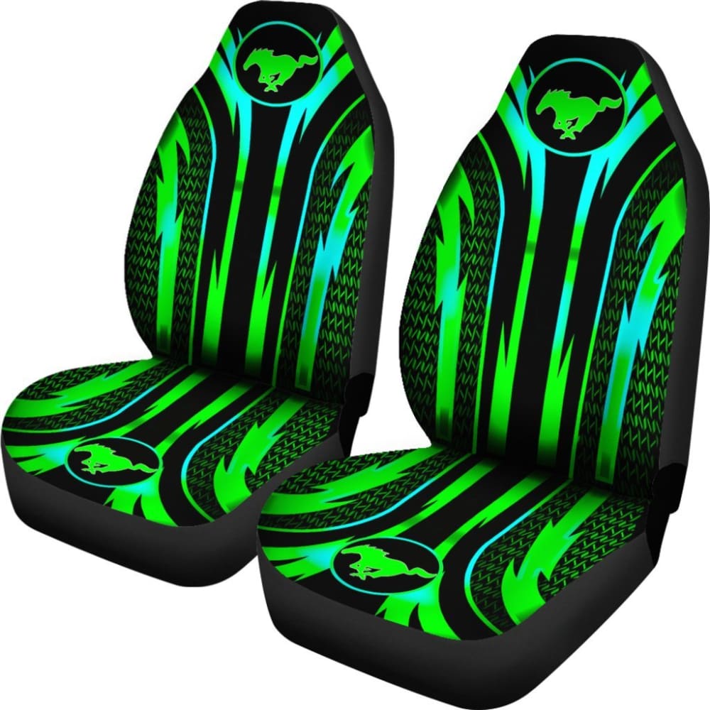 Premium 2-Piece Front Mustang Seat Covers - Universal Fit for Ford Mustang (Model 144627) - Perfect for Car Enthusiasts & Daily Drivers - Enhance Comfort & Protect Seats from Wear