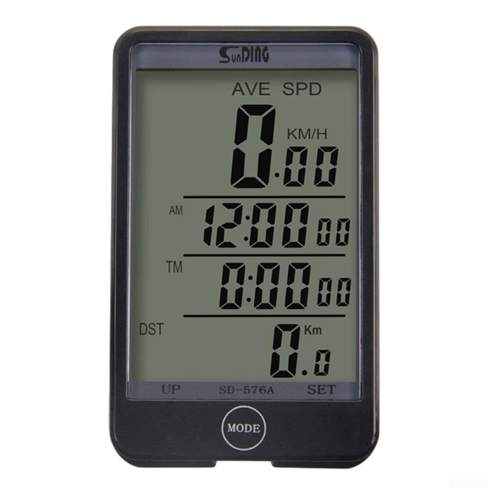 Waterproof LCD Backlit Touch Screen Bike Computer with Speedometer - Perfect for Cycling, Mountain Biking & Outdoor Fitness Tracking