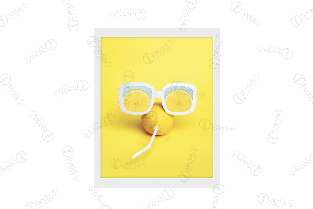 Life's a Lemon Digital Art Print Download - Vibrant Citrus Wall Decor for Home, Office & Gifts - Perfect for Living Rooms, Bedrooms & Creative Spaces