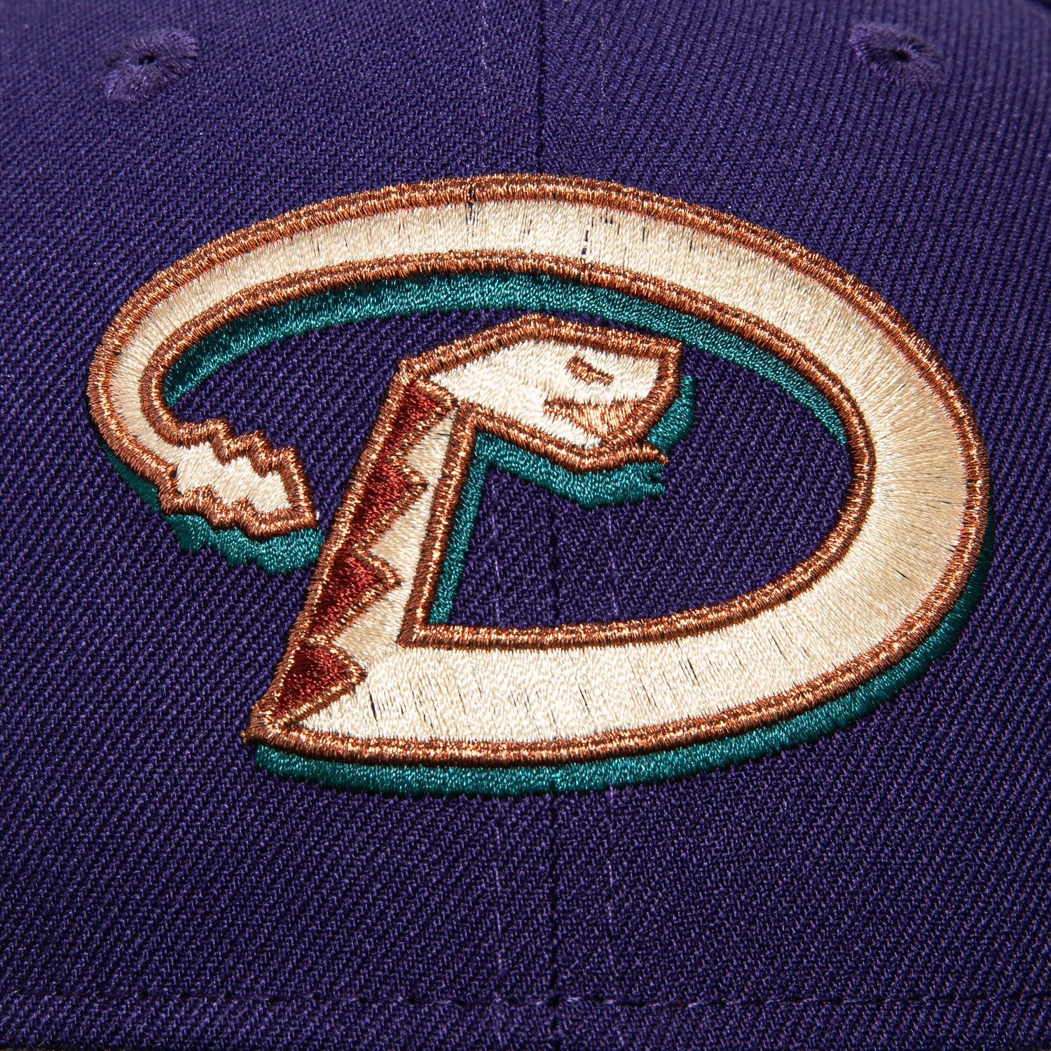New Era 59Fifty Arizona Diamondbacks MLB Baseball Cap with Inaugural Patch - Purple & Olive - Adjustable Snapback Hat for Men & Women | Perfect for Baseball Games, Sports Fans & Streetwear Fashion