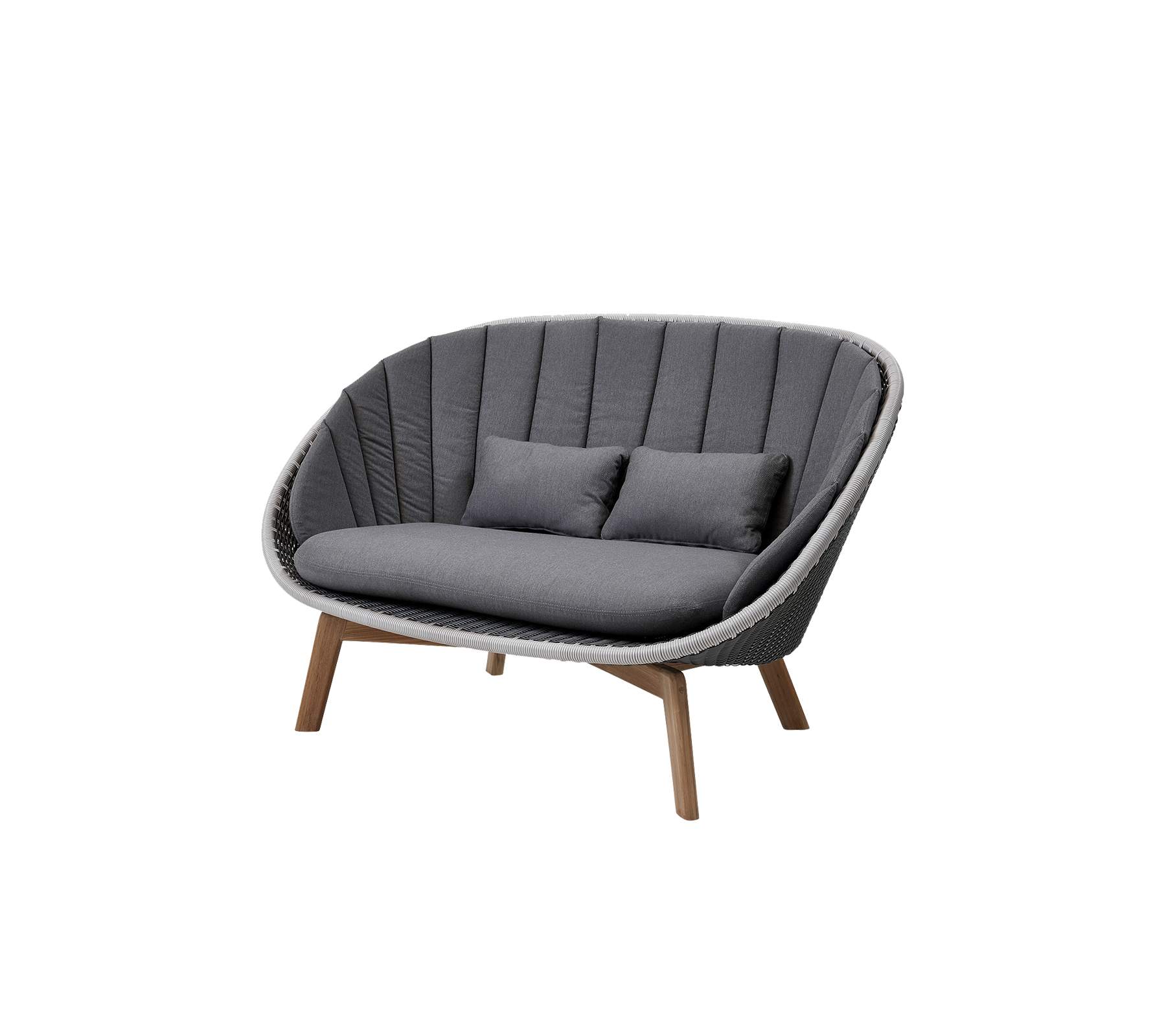 Stylish Peacock 2-Seater Sofa - Modern Living Room Furniture for Small Spaces | Perfect for Apartments, Condos & Cozy Home Decor