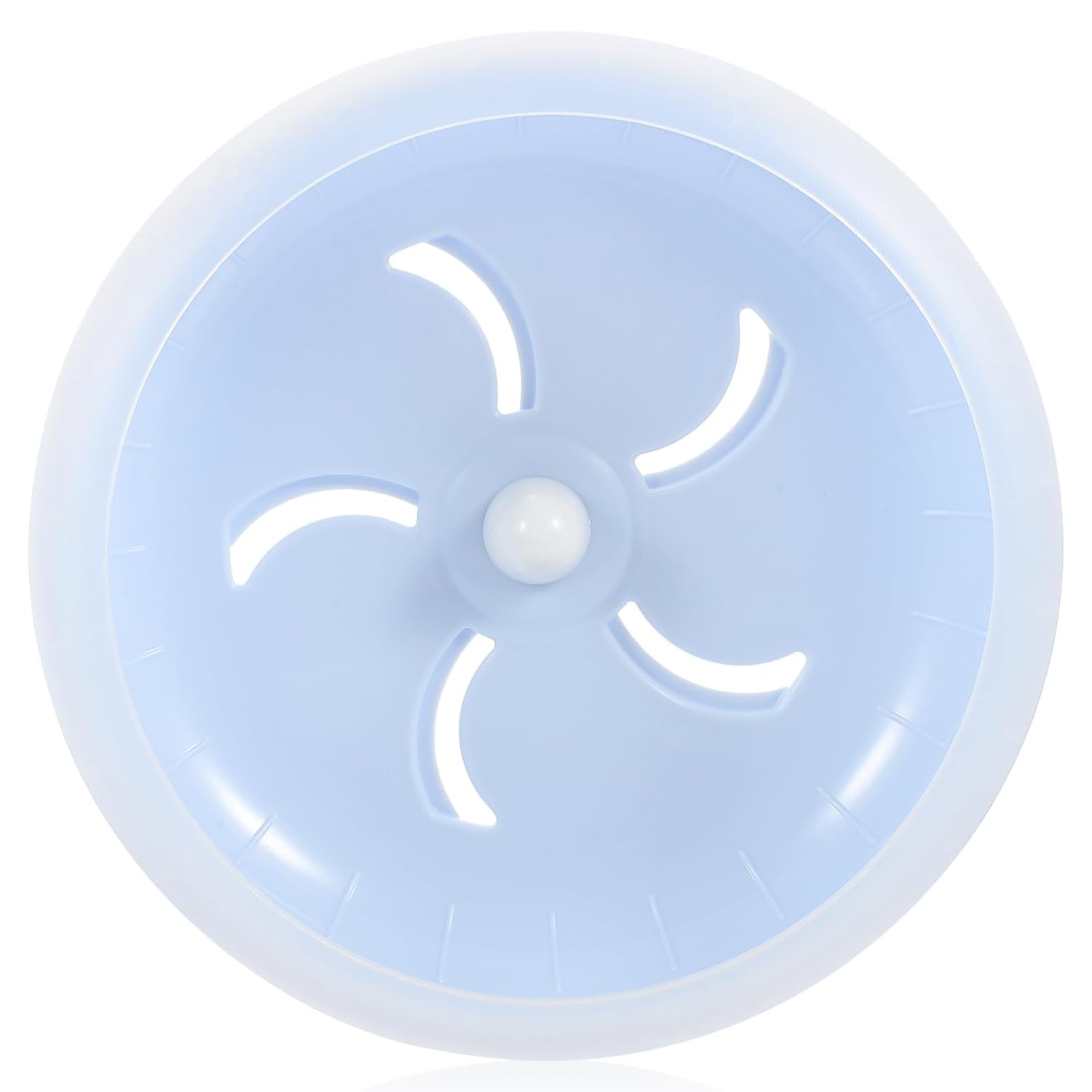 Silent Hamster Exercise Wheel - Quiet Running Wheel for Hamsters, Rats, Gerbils - Blue Small Pet Fitness Toy for Cage - Perfect for Nighttime Play & Stress Relief