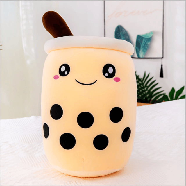 Boba Buddies Bubble Tea Plush Toy - Cute Kawaii Boba Drink Stuffed Animal for Kids & Adults - Perfect for Anime Lovers, Room Decor, and Bubble Tea Enthusiasts
