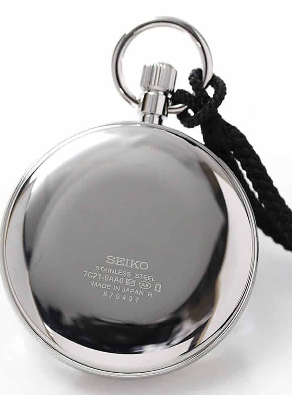 SEIKO RAILROAD POCKET WATCH SVBR003 - Japanese Quartz Movement, Made in Japan - Perfect for Train Enthusiasts & Vintage Watch Collectors