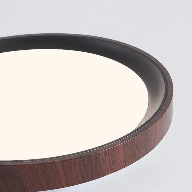 Modern Round Minimalist Ceiling Light Fixture - Energy Efficient LED Bedroom Lighting for Home Decor | Perfect for Bedroom, Living Room, and Dining Room Ambiance