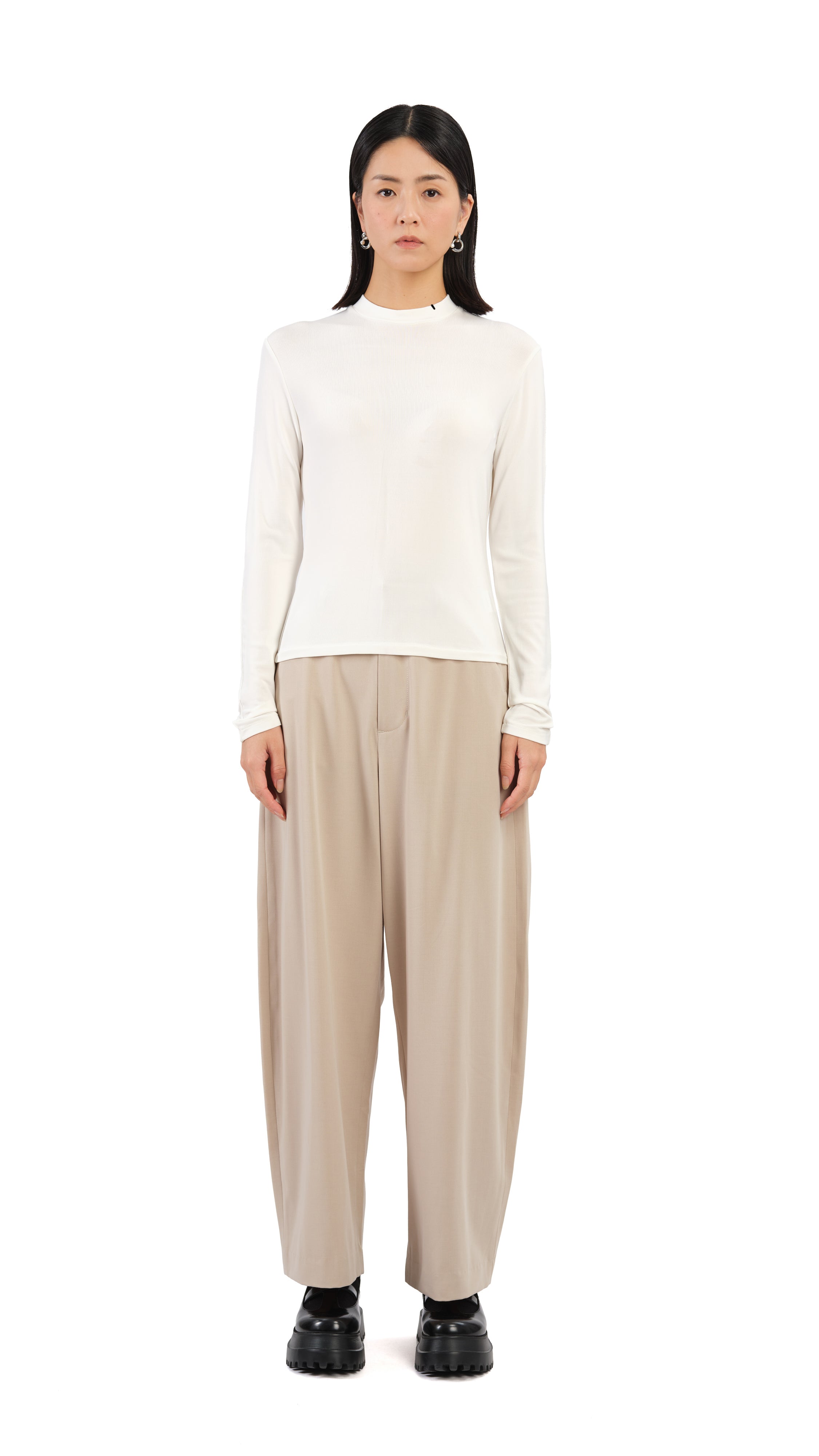 Stylish Balloon-Shaped Tailor Pants for Women - Trendy High Waist Wide Leg Trousers for Casual & Office Wear