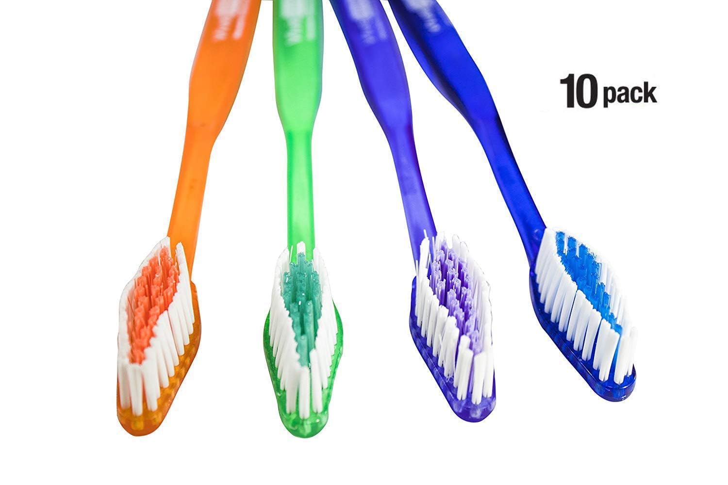 Vivid UniBrush I - 10 Pack Corded Electric Toothbrushes for Adults - Perfect for Home, Travel & Daily Oral Care