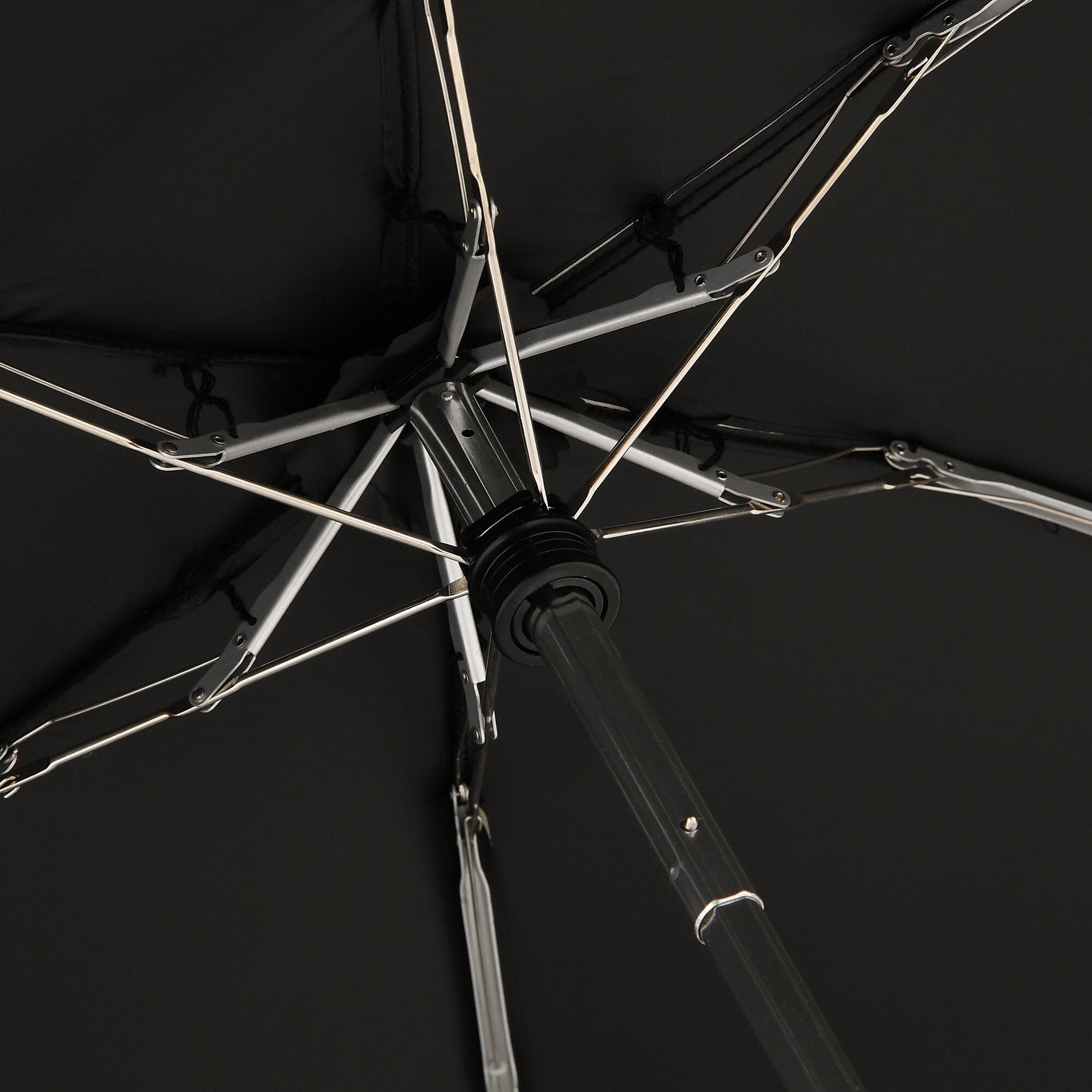 Compact Mini Umbrella 47cm Black - Portable Travel Umbrella for Sun & Rain Protection - Perfect for Outdoor, Travel, and Daily Use