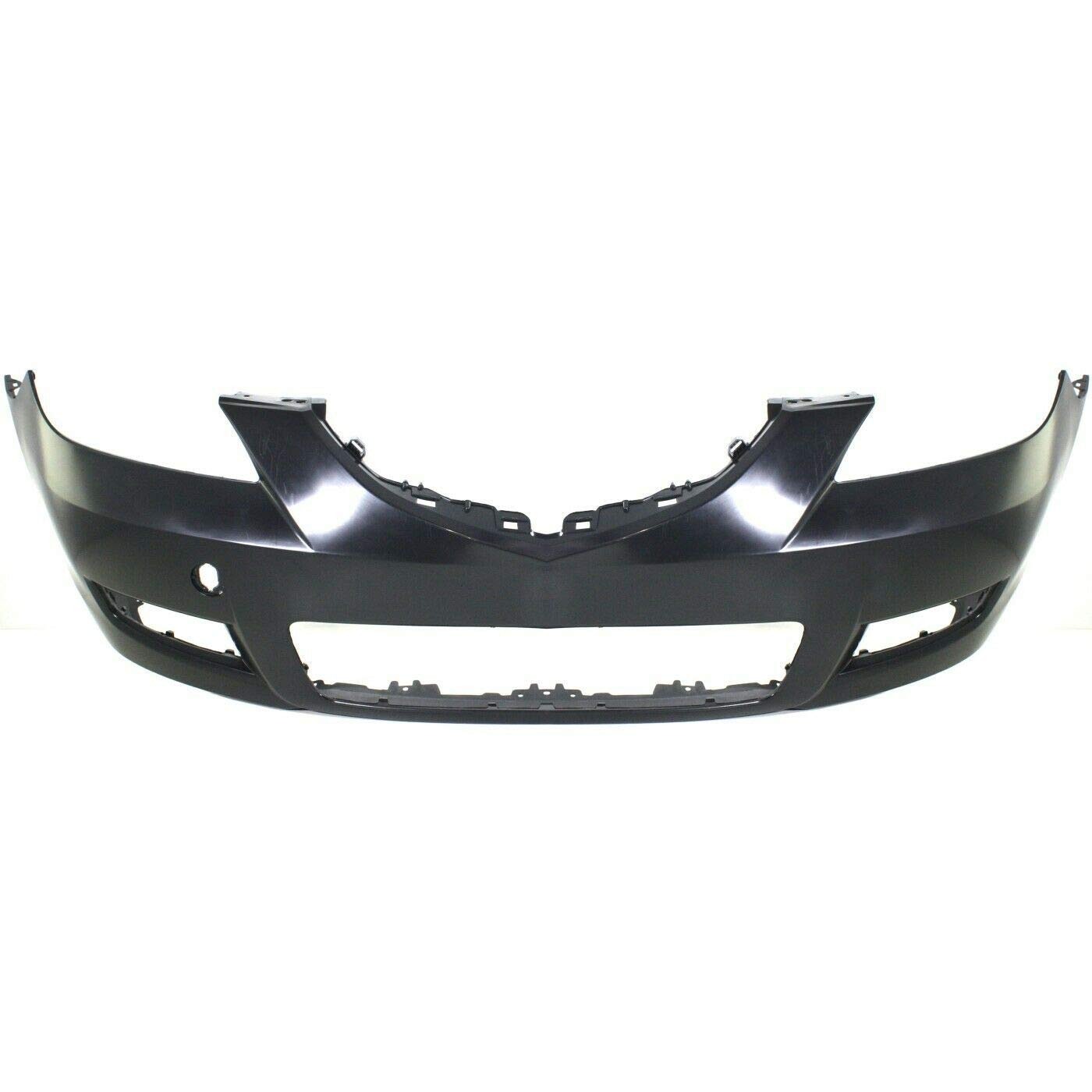 Gevog Front Bumper Cover Replacement for 2007-2009 Mazda 3 Sedan - Perfect Fit MA1000215 BAN65001CBB - Easy Installation & Durable Protection for Daily Driving & Minor Collisions