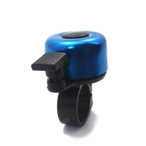 Alloy Mountain Bike Bell - 1PC Safety Cycling Horn with Loud Alarm for Road & Mountain Bicycles - Durable Metal Handlebar Ring Accessory (Blue) - Perfect for Commuting, Trail Riding & Urban Cycling Safety