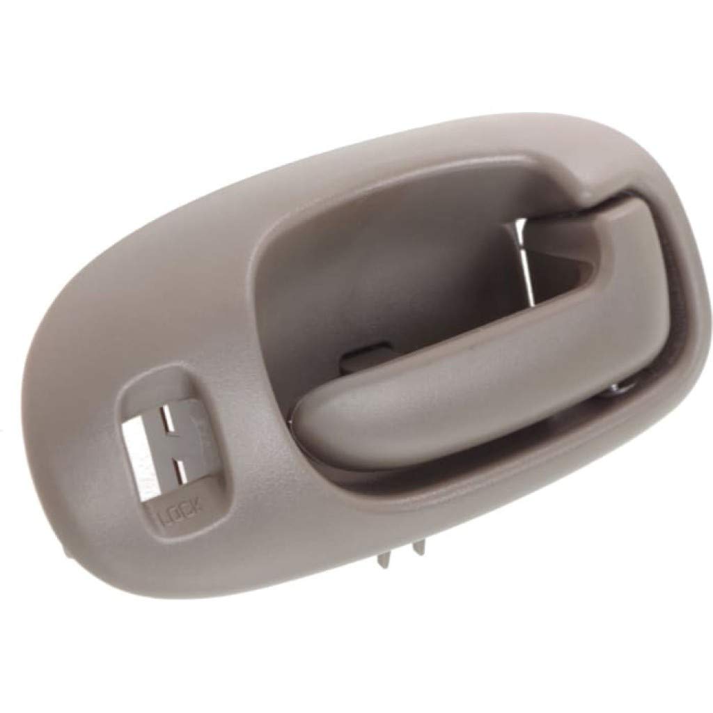 2001-2006 Dodge Stratus Passenger Side Front Interior Door Handle with Lock Hole Trim - Dark Gray Replacement for All Submodels | Perfect for Car Repair & Interior Upgrades