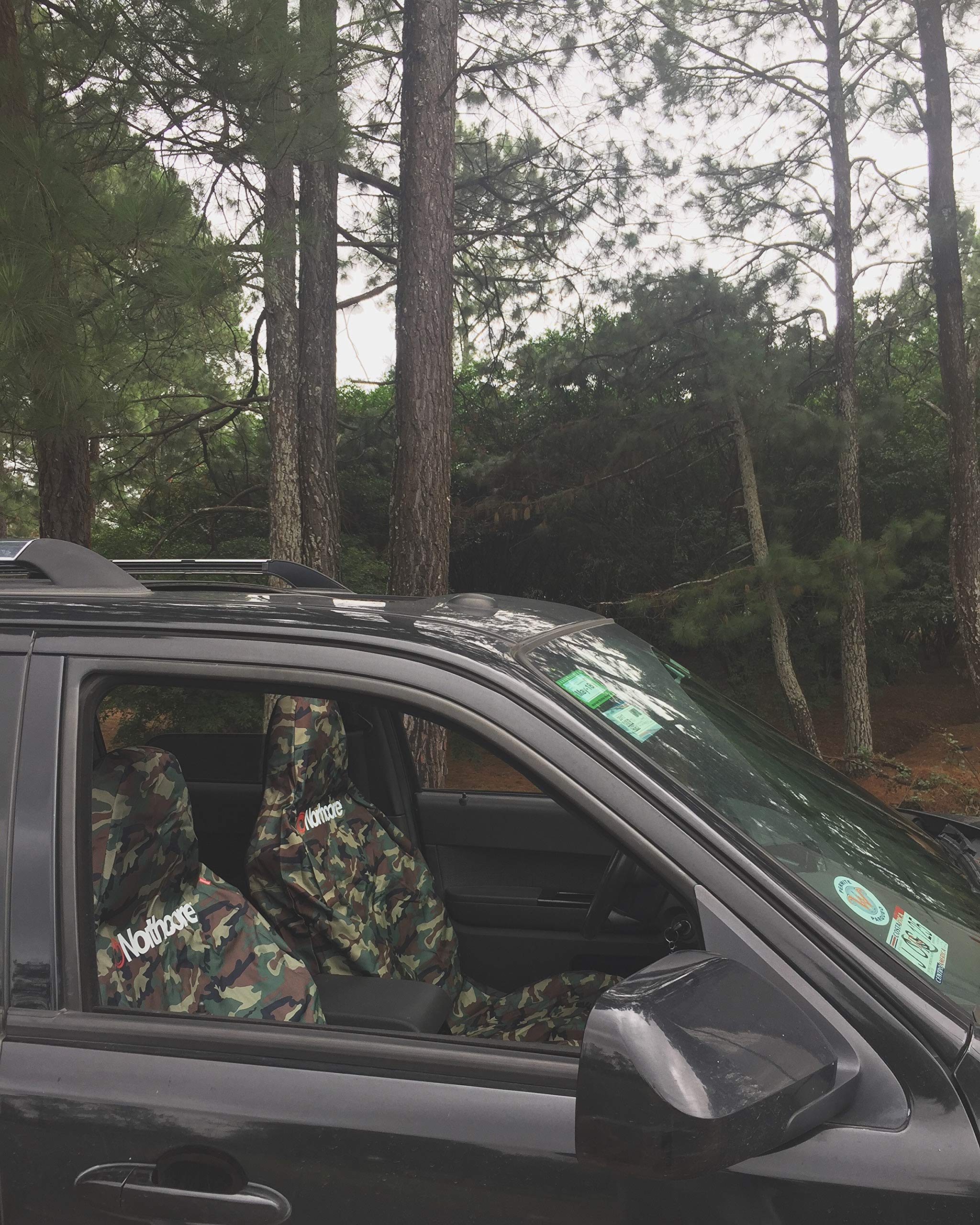 Northcore Camouflage Van and Car Seat Cover - Durable, Waterproof, Universal Fit for Trucks, SUVs, and Sedans - Perfect for Hunting, Camping, and Outdoor Adventures
