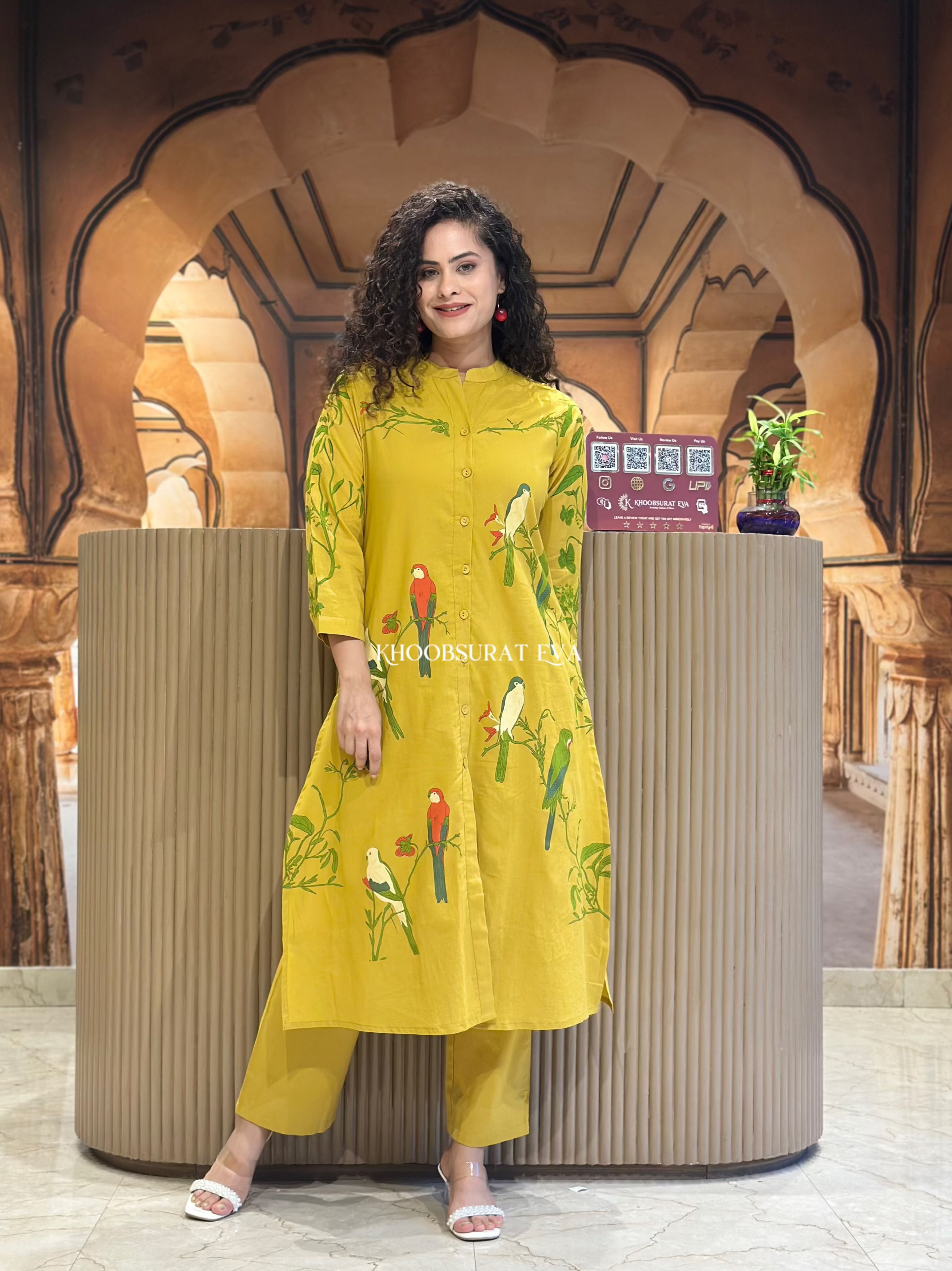Sydney Sweeney Cotton Kurta Set for Women - Comfortable & Stylish Indian Ethnic Wear for Casual Outings, Festivals & Home Wear