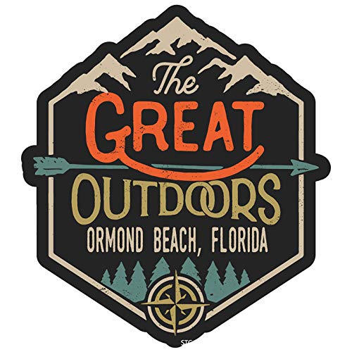 Ormond Beach Florida The Great Outdoors Souvenir - 4 Inch Fridge Magnet for Collectors & Travel Lovers | Perfect for Refrigerator, Office, or Travel Scrapbooking