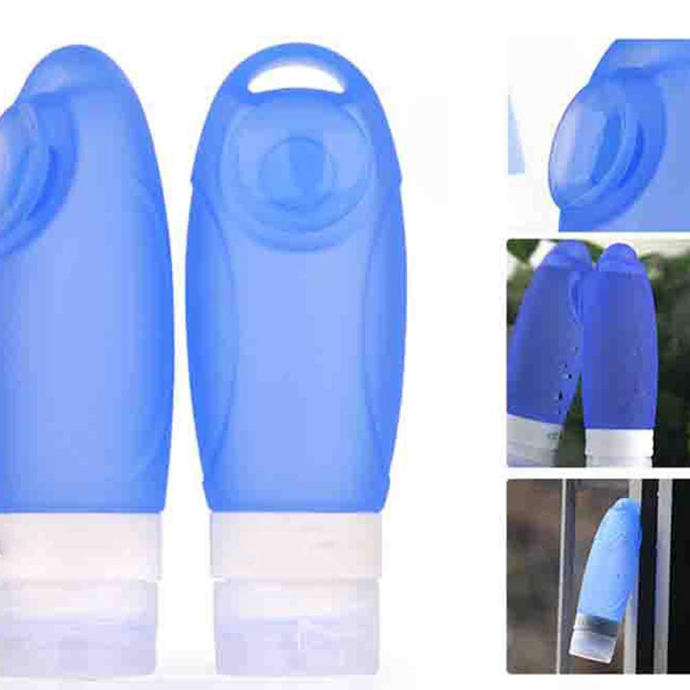 4-Pack Travel Size Empty Bottles for Shampoo, Lotion & Cosmetics - Leak-Proof Refillable Containers for Toiletries, Perfect for Air Travel, Gym & Home Organization
