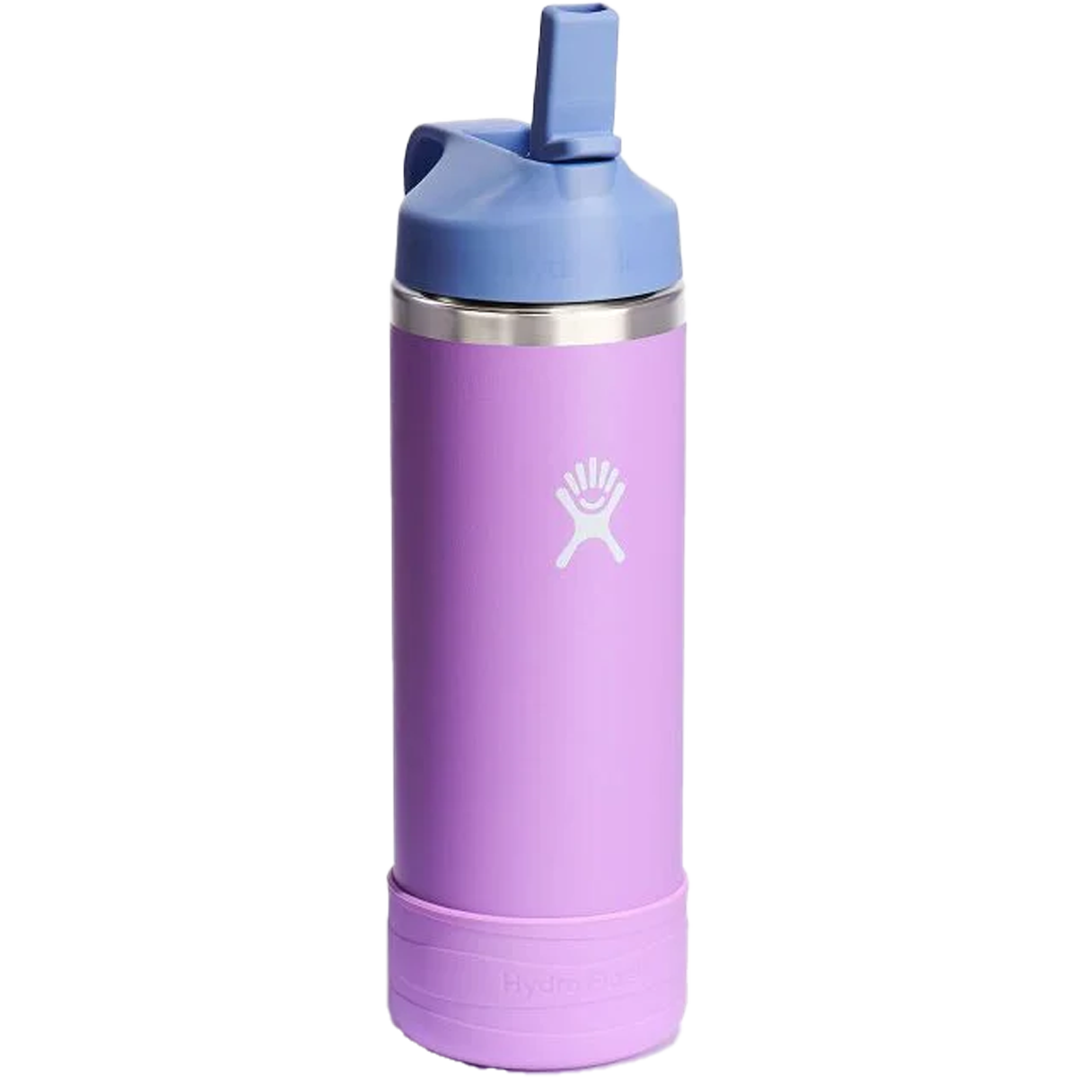 18 oz Kids Water Bottle with Wide Straw Lid & Non-Slip Boot - Leakproof Spill Proof Tumbler for School, Sports, and Outdoor Activities