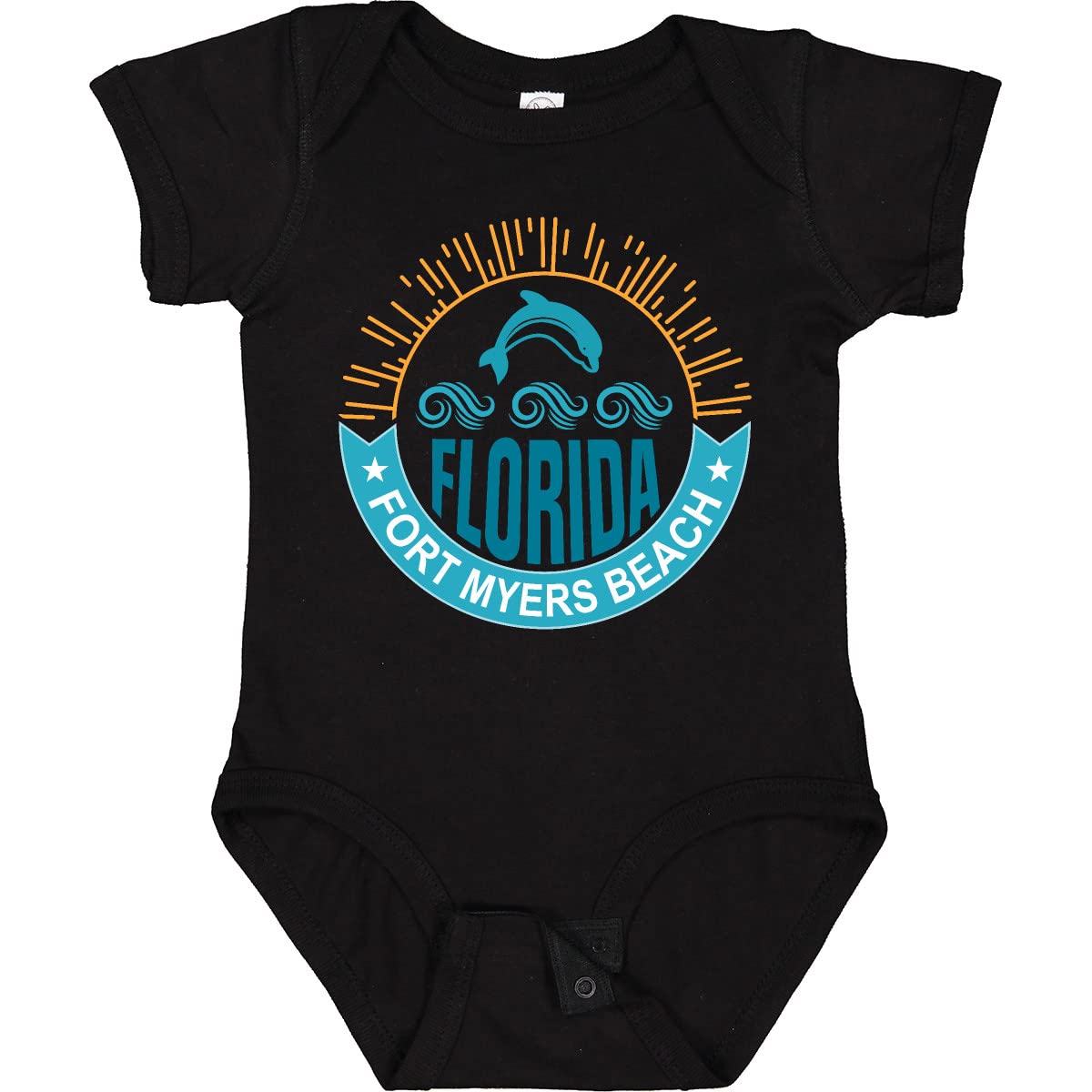 Inktastic Fort Myers Beach Florida Vacation Baby Bodysuit - Cute Florida Souvenir Outfit for Infants & Toddlers - Perfect for Beach Trips, Family Photos & Vacation Memories