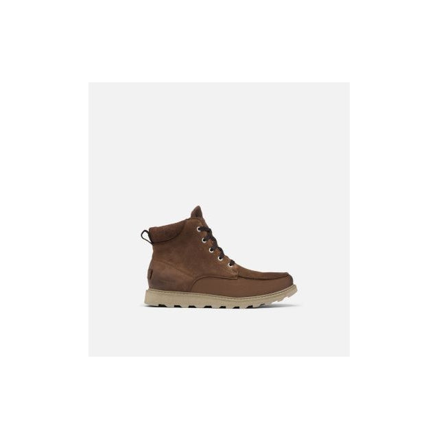 Men's Madson II Moc Toe Waterproof Work Boots - Durable Leather Construction for Outdoor & Construction Work - Perfect for Hiking, Hunting and Heavy Duty Jobs
