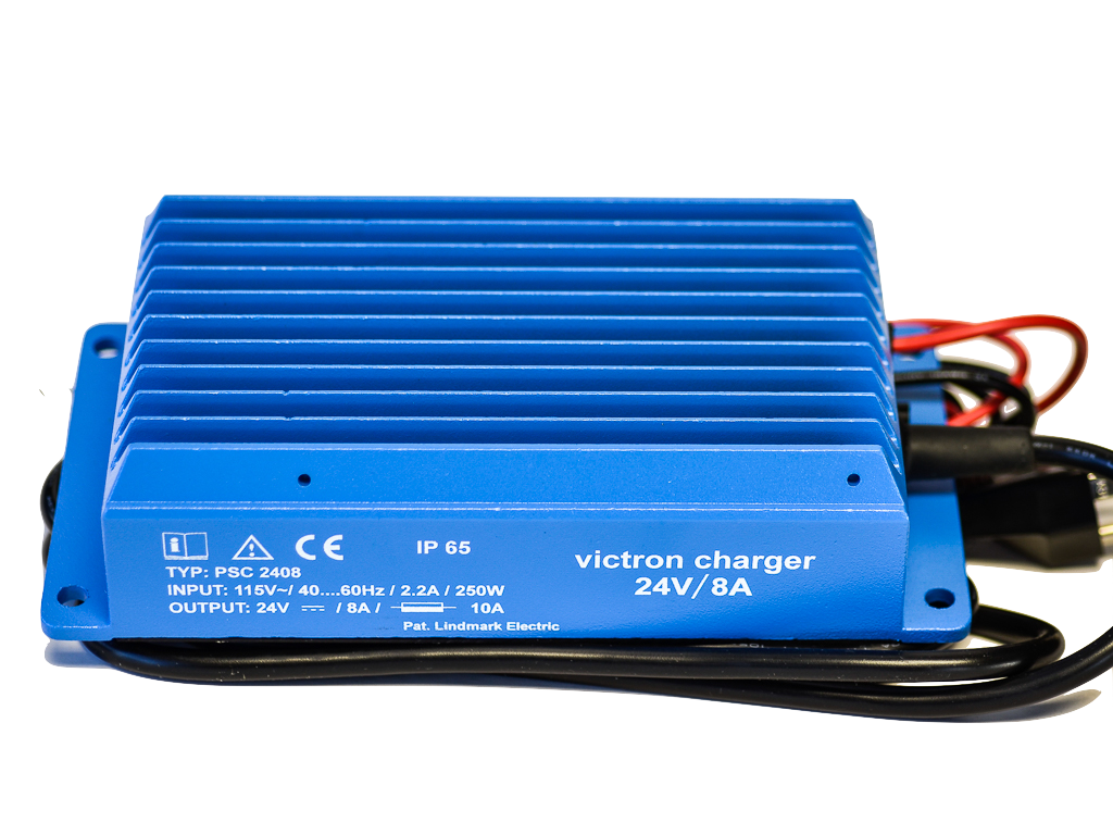 Victron Energy Blue Power IP65 24V 8A Battery Charger - Waterproof & Dustproof for Marine, RV, and Off-Grid Power Systems