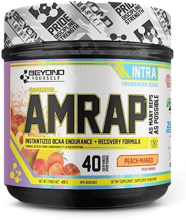 Beyond Yourself Amrap BCAA Formula 400g - Premium Branched-Chain Amino Acid Supplement for Muscle Recovery & Growth | Pre & Post Workout Nutrition for Athletes & Fitness Enthusiasts
