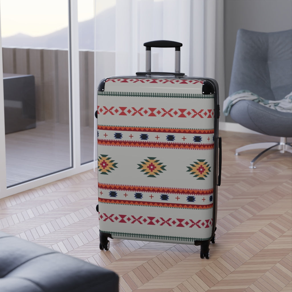 Gray Sahara Cabin Suitcase - Lightweight Carry On Luggage with Spinner Wheels for Air Travel & Weekend Getaways