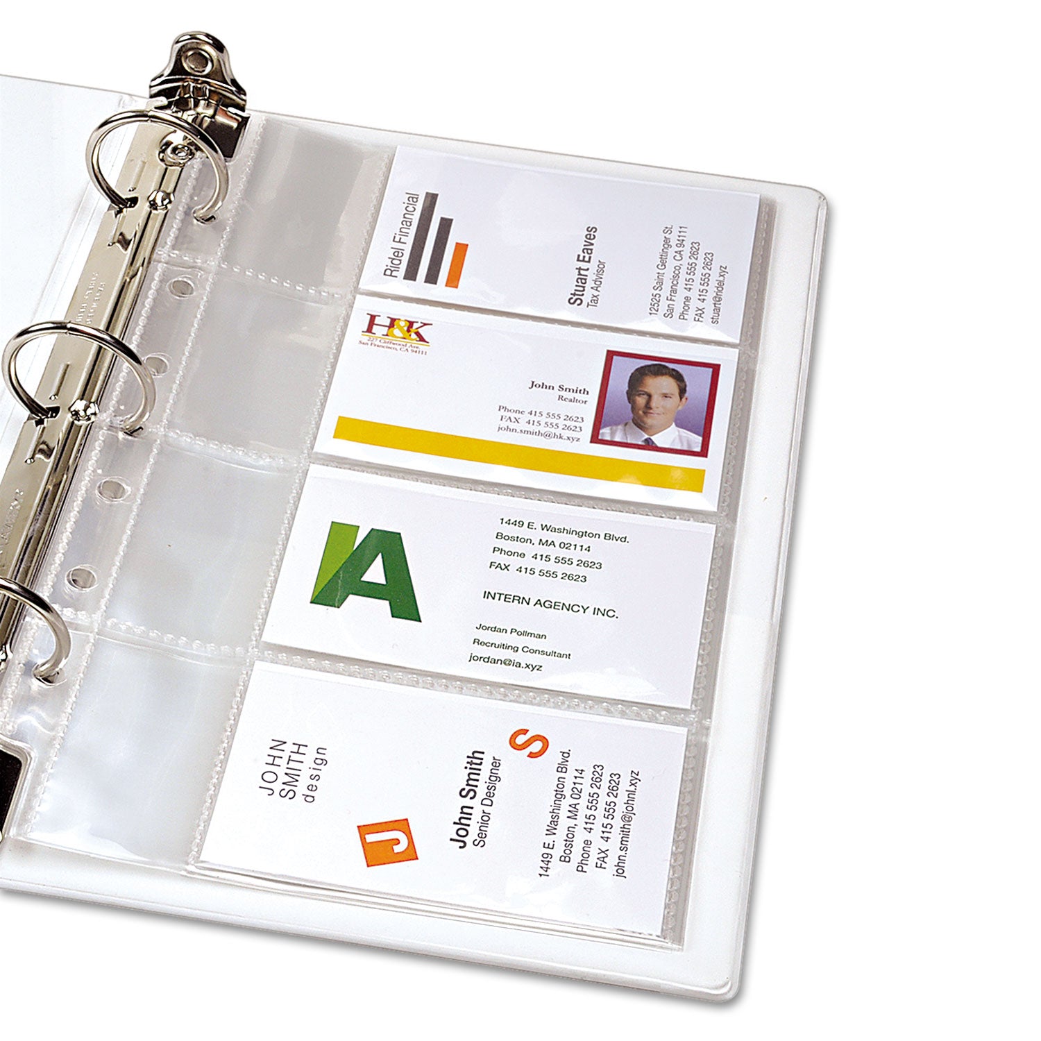 Avery® Business Card Binder Pages - Holds 2